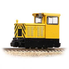Bachmann Narrow Gauge OO-9 Scale, 392-025 Private Owner Baguley-Drewry 70HP Diesel DH8 88, RNAD Yellow (Wasp Stripes) Livery, DCC Ready small image