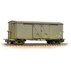 Bachmann Narrow Gauge OO-9 Scale, 393-026A Private Owner Bogie Covered Goods Van 73, Nocton Estates Light Railway, Grey Livery, Weathered small image