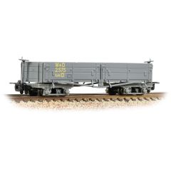 Bachmann Narrow Gauge OO-9 Scale, 393-050A WD Open Bogie Wagon 2575, WD Grey Livery small image