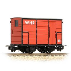 Bachmann Narrow Gauge OO-9 Scale, 393-102 WHR (Ex RNAD) Enclosed End Brake Van 65, WHR Red Livery small image