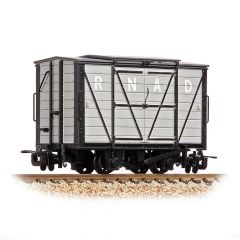 Bachmann Narrow Gauge OO-9 Scale, 393-125 Private Owner (Ex RNAD) Van RNAD Grey Livery small image