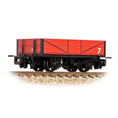 Bachmann Narrow Gauge OO-9 Scale, 393-151 Private Owner (Ex RNAD) Rebuilt Open Wagon 7, Welsh Highland Railway Red Livery small image