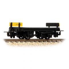 Bachmann Narrow Gauge OO-9 Scale, 393-177 Private Owner (Ex RNAD) Flat Wagon 24, 'RNAD' Black Livery small image