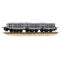 Bachmann Narrow Gauge OO-9 Scale, 393-227 Freelance Dinorwic Slate Wagon with sides Un-numbered, Grey Livery, Includes Wagon Load small image