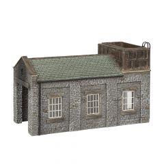 Graham Farish Scenecraft N Scale, 42-0002 Stone Engine Shed with Tank small image