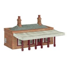 Graham Farish Scenecraft N Scale, 42-0045R Suburban Station, Red small image