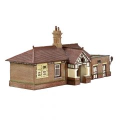 Graham Farish Scenecraft N Scale, 42-090 Sheffield Park Waiting Room with Toilet small image