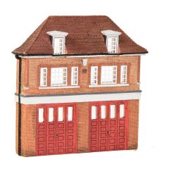 Graham Farish Scenecraft N Scale, 42-240 Low Relief Fire Station small image