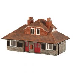 Bachmann Narrow Gauge Scenecraft OO-9 Scale, 44-0016R Narrow Gauge Station, Red small image