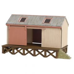 Bachmann Scenecraft OO Scale, 44-006 Corrugated Goods Shed small image