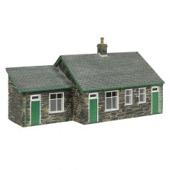 Bachmann Narrow Gauge Scenecraft OO-9 Scale, 44-0171G Harbour Station Gents and Office, Green small image