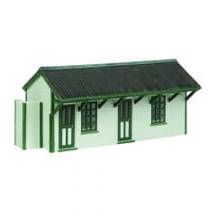 Bachmann Scenecraft OO Scale, 44-0192G Light Railway Station Building, Green small image