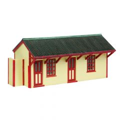 Bachmann Scenecraft OO Scale, 44-0192R Light Railway Station Building, Red small image