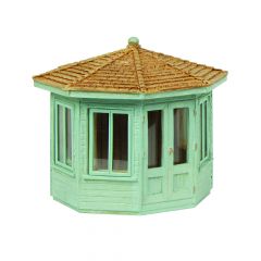 Bachmann Scenecraft OO Scale, 44-0536G Octagonal Summer House, Green small image