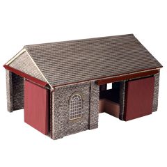 Bachmann Scenecraft OO Scale, 44-170R Shillingstone Goods Shed, Red small image