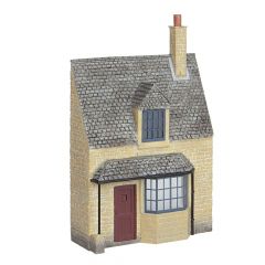 Bachmann Scenecraft OO Scale, 44-295 Low Relief Honey Stone Cottage small image