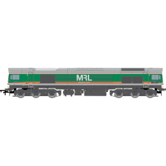 Dapol OO Scale, 4D-005-007D MRL Class 59/0 Co-Co, 59002, 'Alan J Day' MRL (Mendip Rail) Grey, Green & Orange Livery, DCC Fitted small image