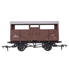 Dapol OO Scale, 4F-020-049 BR (Ex GWR) 8T Cattle Wagon B839470, BR Bauxite Livery small image