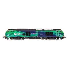 Dapol OO Scale, 4D-022-023 DRS Class 68 Bo-Bo, 68006, 'Pride of the North' DRS NTS Green Livery, DCC Ready small image