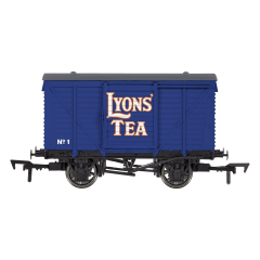 Dapol OO Scale, 4F-011-136 Private Owner (Ex LMS) 12T Ventilated Van No. 1, 'Lyons Tea', Blue Livery small image