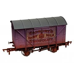 Dapol OO Scale, 4F-012-044 Private Owner (Ex GWR) 12T Ventilated Van No. 1, 'Cadbury's Chocolate' Livery, Weathered small image