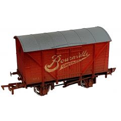 Dapol OO Scale, 4F-012-046 Private Owner (Ex GWR) 12T Ventilated Van No. 1, 'Bourneville' Livery, Weathered small image