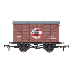 Dapol OO Scale, 4F-012-069 Private Owner (Ex GWR) 12T Ventilated Van No. 4, Brewdog Elvis Juice, Brown Livery small image