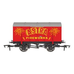 Dapol OO Scale, 4F-013-183 Private Owner Gunpowder Van 'Astra' Fireworks', Red Livery small image