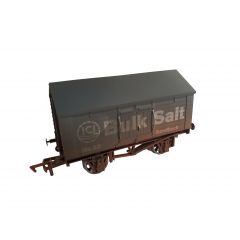 Dapol OO Scale, 4F-018-030 Private Owner 10T Covered Salt Van No. 22, 'ICI Bulk Salt', Grey Livery, Weathered small image