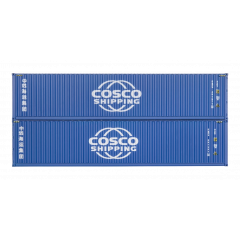Dapol OO Scale, 4F-028-166 40ft Containers 'Cosco Shipping' 607357 6  &401671 0 small image