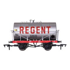 Dapol OO Scale, 4F-058-003 Private Owner 14T Class A Anchor Mounted Tank Wagon 101, 'Regent', Silver Livery small image