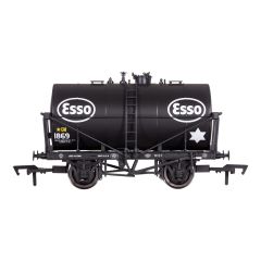 Dapol OO Scale, 4F-059-002 Private Owner 14T Class B Anchor Mounted Tank Wagon 1869, 'Esso', Black Livery small image