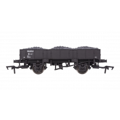 Dapol OO Scale, 4F-060-023 BR Grampus Wagon DB990425, BR Black Livery, Includes Wagon Load small image