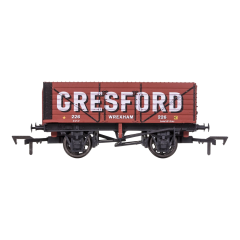 Dapol OO Scale, 4F-071-182 Private Owner 7 Plank Wagon, 10' Wheelbase 266, 'Greford', Red Livery, Includes Wagon Load small image