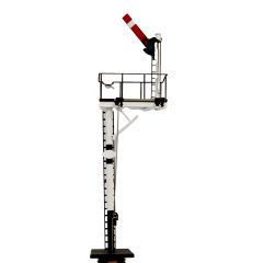 Dapol OO Scale, 4L-002-005 Motorised Semaphore Signal, LMS Home Bracket Signal Right Hand with One Arm small image