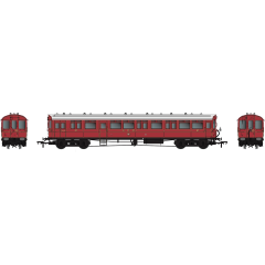 Dapol OO Scale, 4P-004-001D GWR GWR Diagram N Autocoach 37, GWR Lined Crimson (Garter Crest) Livery, DCC Fitted small image