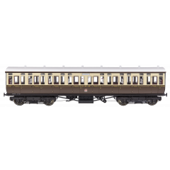 Dapol OO Scale, 4P-020-212 GWR GWR Toplight Mainline City Third 3906, GWR Chocolate & Cream (Great Western Crest) Livery, DCC Ready small image
