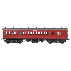 Dapol OO Scale, 4P-020-502 BR (Ex GWR) GWR Toplight Mainline City Brake Second 3758, BR Maroon Livery, DCC Ready small image