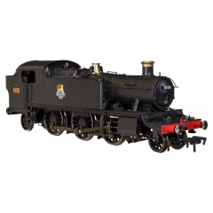Dapol OO Scale, 4S-041-013D BR (Ex GWR) 61XX 'Large Prairie' Class Tank 2-6-2T, 6153, BR Black (Early Emblem) Livery, DCC Fitted small image