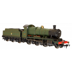 Dapol OO Scale, 4S-043-015 BR (Ex GWR) 43XX 'Mogul' Class 2-6-0, 4358, BR Lined Green (Early Emblem) Livery, DCC Ready small image