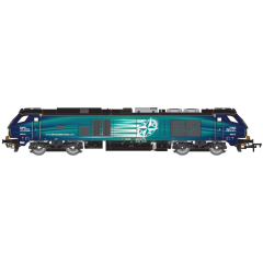 Dapol OO Scale, 4D-022-019 DRS Class 68 Bo-Bo, 68016, 'Fearless' DRS Compass (Revised) Livery, DCC Ready small image