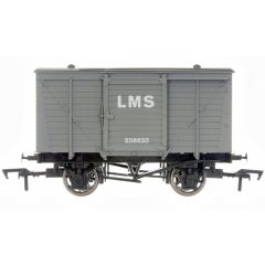 Dapol OO Scale, 4F-011-031 LMS 12T Ventilated Van 538835, LMS Grey Livery small image