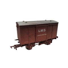 Dapol OO Scale, 4F-011-037 LMS 12T Ventilated Van 15532, LMS Bauxite Livery, Weathered small image