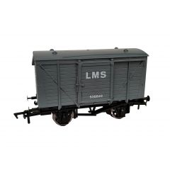 Dapol OO Scale, 4F-011-042 LMS 12T Ventilated Van 538840, LMS Grey Livery small image