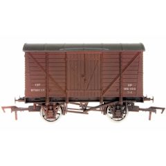 Dapol OO Scale, 4F-012-030 BR (Ex GWR) 12T Ventilated Van B768117, BR Bauxite Livery, Weathered small image