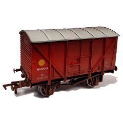 Dapol OO Scale, 4F-016-046 BR Banana Van B881727, BR Red Livery, Weathered small image