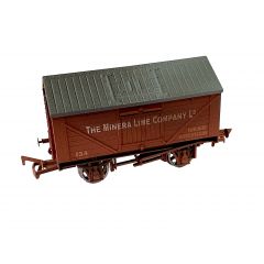 Dapol OO Scale, 4F-017-020 Private Owner Lime Wagon 125, 'The Minera Lime Company Ls', Bauxite Livery, Weathered small image