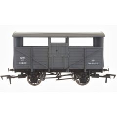 Dapol OO Scale, 4F-020-037 GWR 8T Cattle Wagon 13830, GWR Grey Livery small image