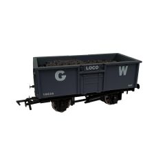 Dapol OO Scale, 4F-030-027 GWR (Ex BR) 16T Steel Mineral Wagon 18628, GWR Grey (large GW) Livery, Includes Wagon Load small image