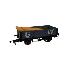 Dapol OO Scale, 4F-040-029 GWR 4 Plank Wagon 46670, GWR Grey (large GW) Livery, Includes Wagon Load small image